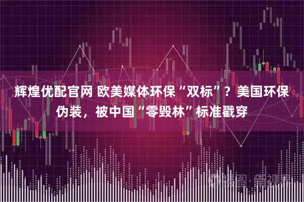 辉煌优配官网 欧美媒体环保“双标”？美国环保伪装，被中国“零毁林”标准戳穿