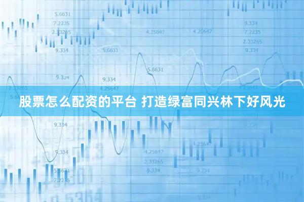 股票怎么配资的平台 打造绿富同兴林下好风光